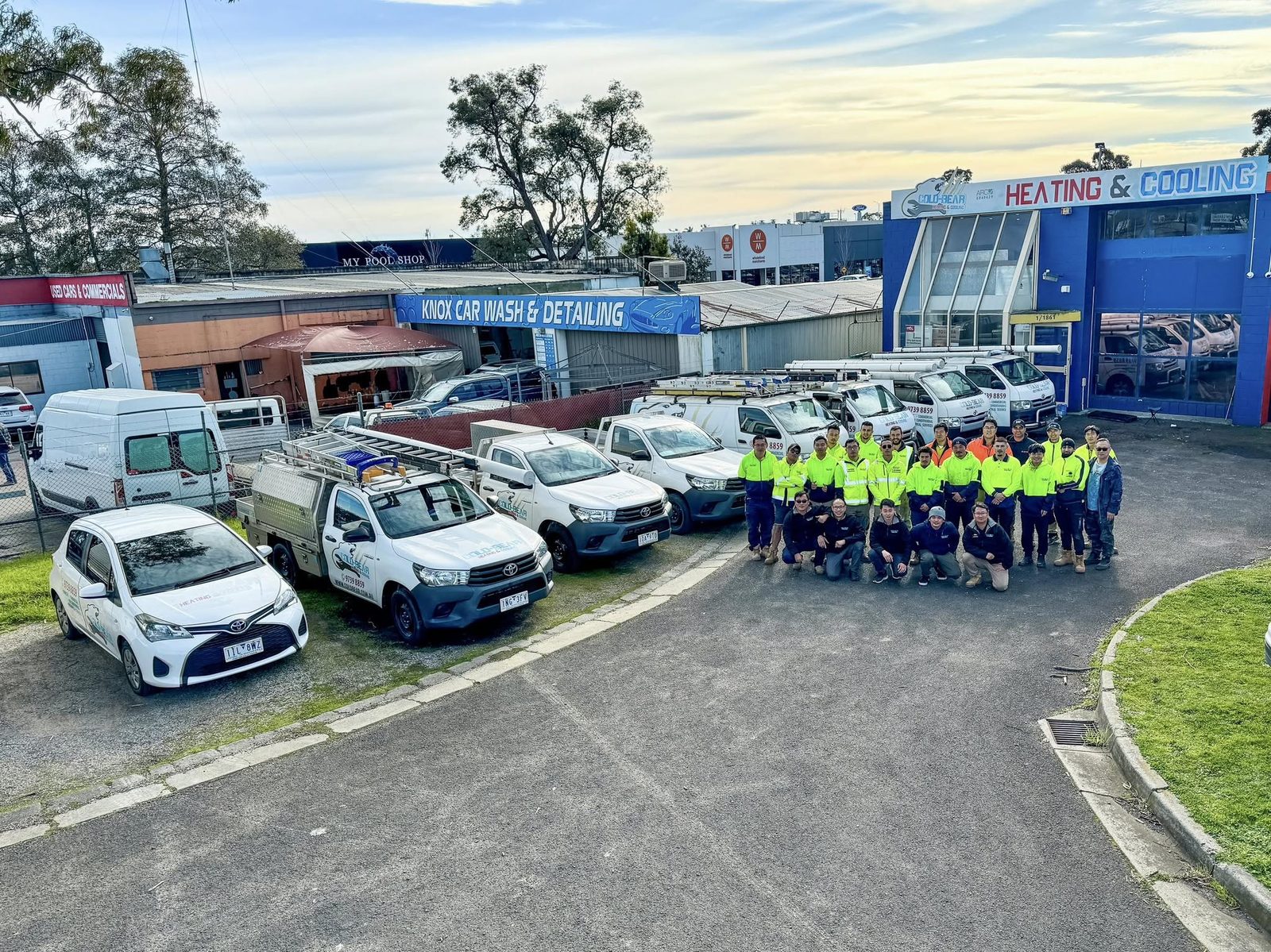The Cold Bear team at our Ferntree Gully headquarters