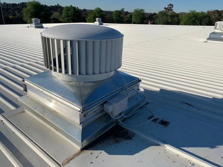 Roof ventilation — commercial — air conditioning by Cold Bear, Melbourne