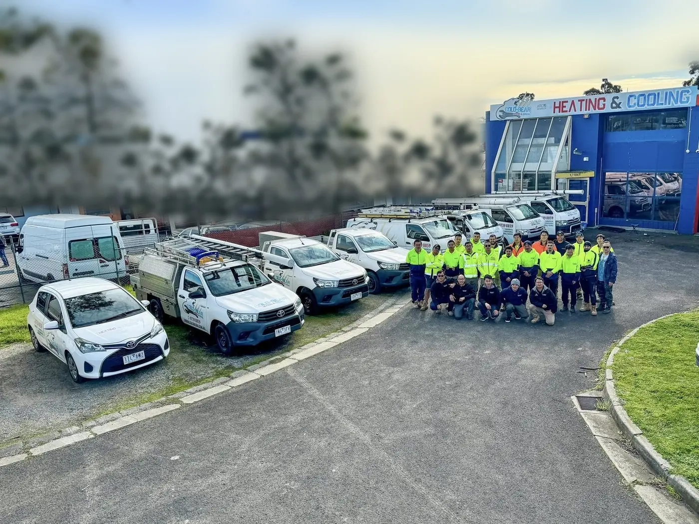 The Cold Bear team at our Ferntree Gully headquarters