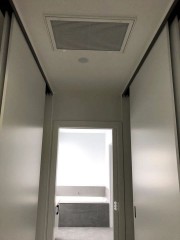 Bulkhead ducted AC return air grille